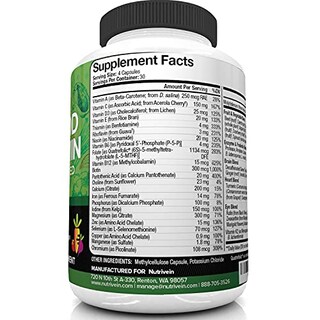 Foto 5 | Foto 5 | Multivitamínico Nutrivein Para Alimentos Integrales, 30 Días, 120 Cápsulas - Venta Internacional.