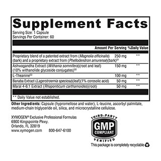 Foto 4 | Foto 4 | Suplemento Xymogen Cortisolv Natural Stress Buster 60 Cápsulas - Venta Internacional.