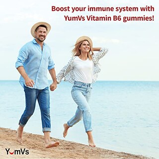 Foto 5 | Foto 5 | Gomitas De Vitamina B6 Yumvs 100 Mg Para Adultos Con Sabor A 60 Bayas - Venta Internacional