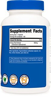 Foto 4 | Foto 4 | Suplemento Nutricost Raíz De Achicoria 650 Mg X 120 Cápsulas - Venta Internacional.