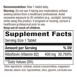 Foto 4 | Foto 4 | Suplemento De Riboflavina Y Vitamina B2 De Nature's Way, 400 Mg - Venta Internacional.