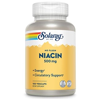 Foto 1 | Foto 1 | Suplemento Solaray Niacin No Flush, 500 Mg, 100 Cápsulas Vegetales - Venta Internacional.
