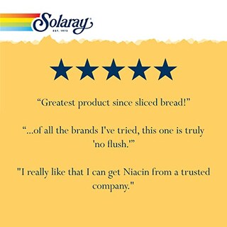 Foto 6 | Foto 6 | Suplemento Solaray Niacin No Flush, 500 Mg, 100 Cápsulas Vegetales - Venta Internacional.