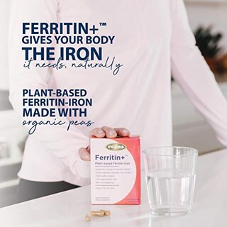 Foto 4 | Foto 5 | Suplemento Ferritin+ Flora Inc. 30 Cápsulas De Hierro De Origen Vegetal - Venta Internacional.