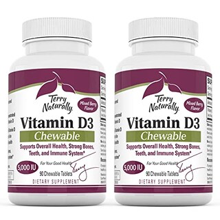 Foto 1 | Foto 1 | Suplemento Terry Naturally de Vitamina D3 5000 UI 180 Comprimidos - Venta Internacional
