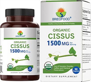 Foto 1 | Foto 1 | Suplemento Brieofood Cissus Quadrangularis 1500 Mg 90 Comprimidos - Venta Internacional.