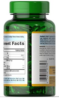 Foto 2 | Foto 2 | Complemente 1000 Mg De Aceite De Borraja Puritan's Pride Con 190 Mg De Gla - Venta Internacional.