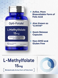 Foto 3 | Foto 3 | Suplemento De L-metilfolato De Carlyle 15 Mg 90 Cápsulas - Venta Internacional.