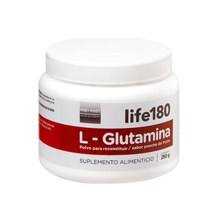 Foto 1 | Foto 1 | L-glutamina Life180 en Polvo Sabor Ponche de Frutas 360gr 40 Porciones de 5gr
