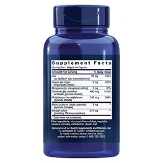 Foto 2 | Foto 2 | Suplemento Life Extension Only Trace Minerals, 90 Cápsulas - Venta Internacional.