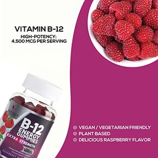 Foto 5 | Foto 5 | Gomitas De Vitamina B12 Nature's Nutrition 4500 Mcg 120 Gomitas - Venta Internacional.