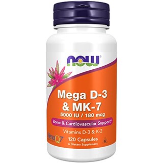Foto 1 | Foto 1 | Suplemento Now Mega D-3 Y Mk-7 5000 Ui/180 Mcg 120 Cápsulas - Venta Internacional.