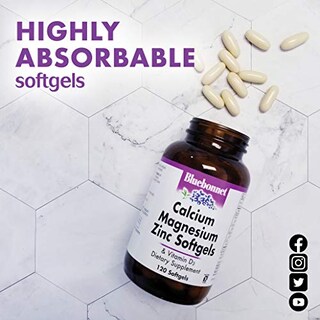 Foto 4 | Foto 4 | Suplemento Bluebonnet: Calcio, Magnesio, Zinc Y Vitamina D3 - Venta Internacional.