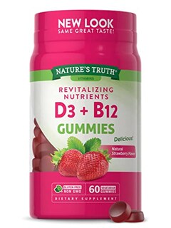 Foto 1 | Foto 1 | Complementa Las Gomitas De Vitamina D3 Y B12 De Nature's Truth, 60 Unidades - Venta Internacional.