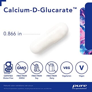 Foto 3 | Foto 3 | Suplemento Pure Encapsulations Calcium-d-glucarate 120 Cápsulas - Venta Internacional.