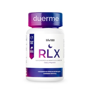 Foto 1 | Foto 1 | Rlx Suplemento para Dormir Life180 Cápsulas de Gaba y Citrato de Magnesio 60 Cápsulas