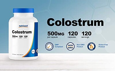 Foto 6 | Foto 6 | Suplemento Nutricost De Calostro 500 Mg 120 Cápsulas - Venta Internacional.