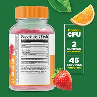 Foto 2 | Foto 2 | Gomitas Probióticas Lifeable De 2 Mil Millones De Cfu Con Sabor A Frambuesa 90 - Venta Internacional.