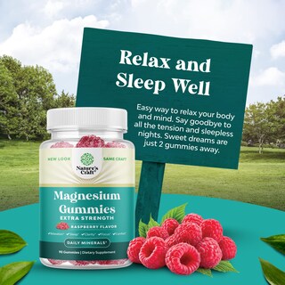Foto 4 | Foto 4 | Gomitas De Magnesio Natures Craft Extra Strength Para Adultos - Venta Internacional.