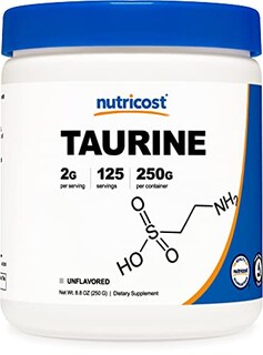 Foto 1 | Foto 1 | Suplemento Nutricost De Taurina En Polvo 250 G - 125 Porciones - Venta Internacional.