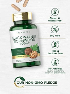 Foto 4 | Foto 4 | Suplemento Carlyle Black Walnut Wormwood 120 Cápsulas - Venta Internacional.