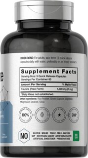 Foto 2 | Foto 2 | Suplemento Horbaach De Taurina, 1500 Mg, Cápsulas, 180 Unidades - Venta Internacional.