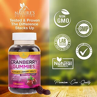 Foto 5 | Foto 5 | Suplementa 5 Veces El Extracto De Gomitas De Arándano De Nature's Nutrition - Venta Internacional.