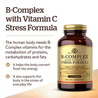 Foto 3 | Foto 3 | Complemente Solgar B-complex Con Vitamina C Stress Formula 25 - Venta Internacional.
