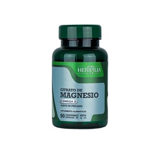 Foto 1 | Foto 1 | Citrato De Magnesio 500 Mg Con Omega 3 De Herbalia Lab