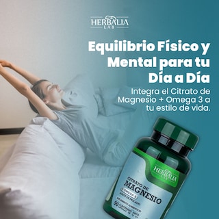 Foto 6 | Foto 6 | Citrato De Magnesio 500 Mg Con Omega 3 De Herbalia Lab