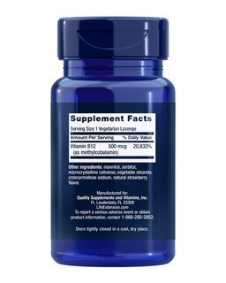 Foto 2 | Foto 2 | Vitamina B12 Metilcobalamina 500 Mcg Life Extension - Venta Internacional.