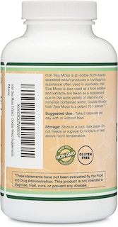 Foto 3 | Foto 3 | Suplemento Double Wood Irish Sea Moss En Cápsulas 180 X 1200 Mg - Venta Internacional.