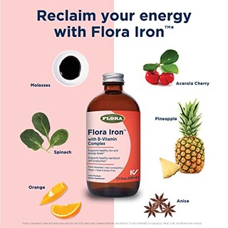 Foto 4 | Foto 4 | Suplemento Flora Iron con Complejo de Vitamina B 450 ml Vegano - Venta Internacional