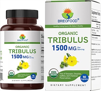 Foto 1 | Foto 1 | Suplemento Brieofood Organic Tribulus 1500 Mg 90 Comprimidos - Venta Internacional