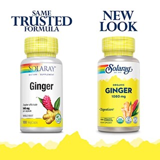 Foto 2 | Foto 2 | Suplemento Solaray De Raíz De Jengibre 540 Mg, Vegano Y Sin Ogm, 100 Vegetales - Venta Internacional.