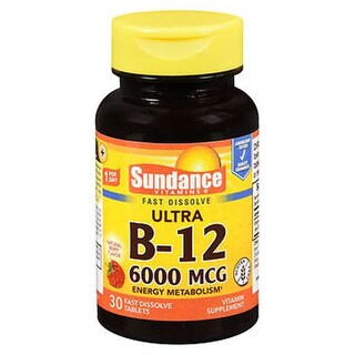 Foto 1 | Foto 1 | Suplemento Sundance Ultra B-12, Tabletas De Disolución Rápida, 30 Tabletas - Venta Internacional.