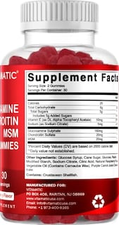 Foto 4 | Foto 4 | Suplemento Vitamático De Gomitas Con Glucosamina Y Condroitina X60 - Venta Internacional.