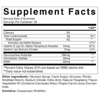 Foto 6 | Foto 6 | Suplemento Vitamático De Gomitas Con Glucosamina Y Condroitina X60 - Venta Internacional.