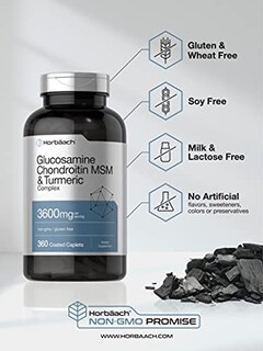 Foto 5 | Foto 5 | Suplemento Horbäach Glucosamina Condroitina 360 Mg 360 Cápsulas - Venta Internacional.