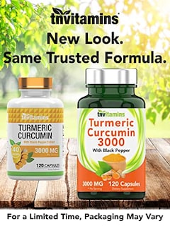 Foto 3 | Foto 3 | Suplemento Tnvitamins, Cúrcuma Y Curcumina, 3000 Mg Con Pimienta Negra - Venta Internacional.