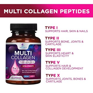 Foto 3 | Foto 3 | Suplemento De Colágeno Nature's Nutrition 1000 Mg 60 Cápsulas - Venta Internacional.