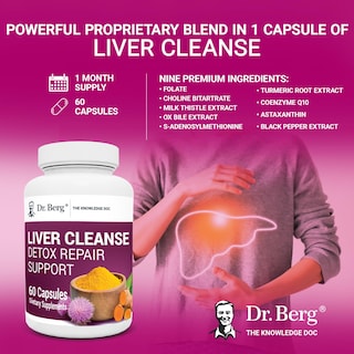 Foto 5 | Foto 5 | Cápsulas Detox Liver Cleanse Dr. Berg Nutritionals 60 Unidades - Venta Internacional.