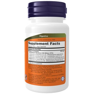 Foto 2 | Foto 2 | Supplement Now Probiotic-10™ 100 Mil Millones De Cápsulas Vegetarianas - Venta Internacional.