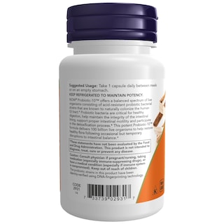 Foto 3 | Foto 3 | Supplement Now Probiotic-10™ 100 Mil Millones De Cápsulas Vegetarianas - Venta Internacional.