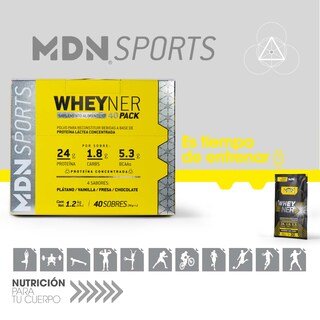 Foto 5 | Foto 5 | Proteína Wheyner 40 Pack MDN