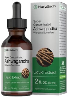 Foto 1 | Foto 1 | Suplemento De Extracto Líquido De Raíz De Ashwagandha Horbäach, 60 Ml - Venta Internacional.