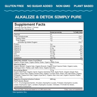 Foto 5 | Foto 5 | Suplemento Amazing Grass Greens Blend, Alcaliniza Y Desintoxica - Venta Internacional.