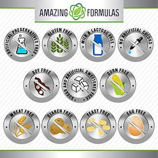 Foto 4 | Foto 4 | Suplemento Amazing Formulas De Arroz De Levadura Roja De 1200 Mg (120 Unidades) - Venta Internacional.