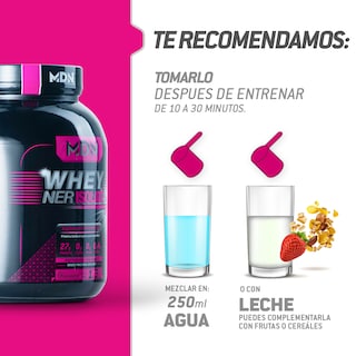 Foto 5 | Foto 5 | Proteina Wheyner Isolate Platano MDN Proteína Sin Carbohidratos Y Grasa 100% Pura