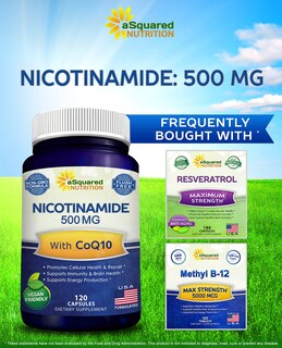 Foto 5 | Foto 5 | Suplemento De Nicotinamida De Squared Nutrition Con Coq10 500 Mg - Venta Internacional.